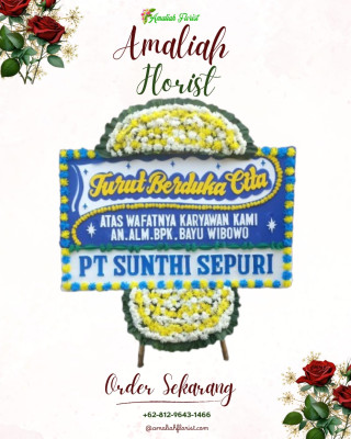 Papan Bunga Duka di Duduksampeyan